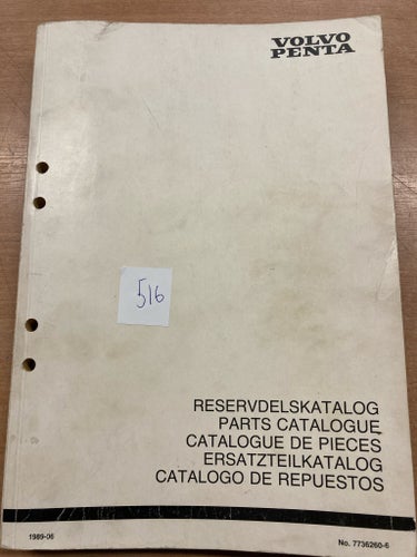 Reservdelskatalog Volvo Penta 431a-500a- o mer