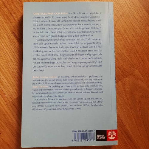 Arbetsgruppens psykologi - Barbro Lennér Axelson, Ingela Thylefors (2005)