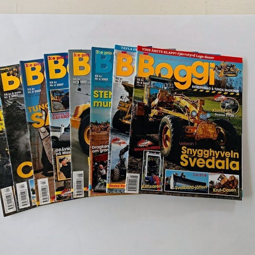 Boggi 2007 – Komplett årgång (8 nr) | Entreprenad & Maskin