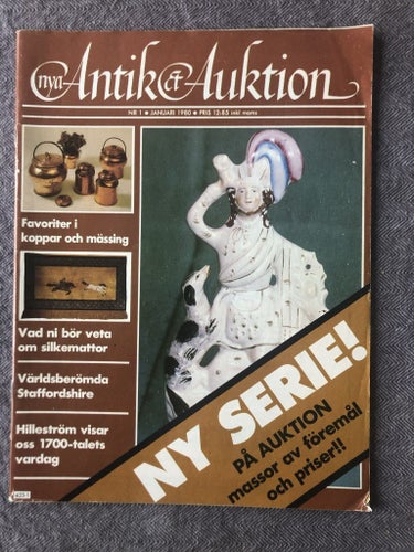 Antik & Auktion 1/1980 - Staffordshire, Pehr Hilleström, mjölkhämtare m m