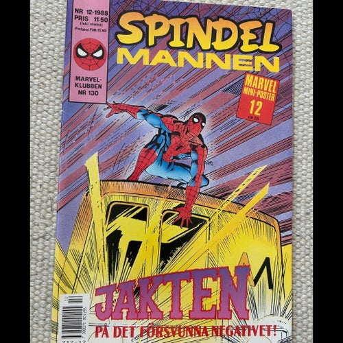 Spindelmannen nr 12 1988 - gott skick