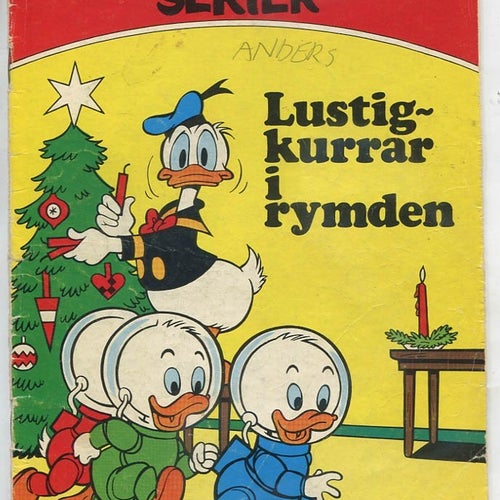 Walt Disney Serier 1970 nr 12 Lustig kurrar i rymden
