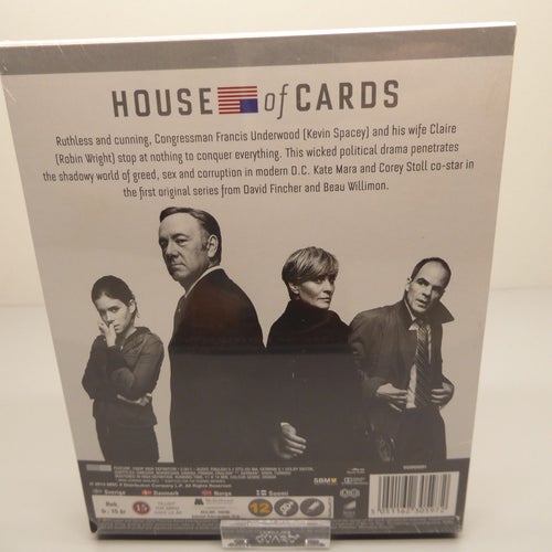 House of Cards säsong 1 - Blu-ray box, Svensk text, Inplastad
