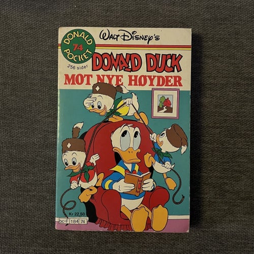 Donald Pocket Nr 74: Donald Duck mot nye høyder - Norsk version av Kalle Anka