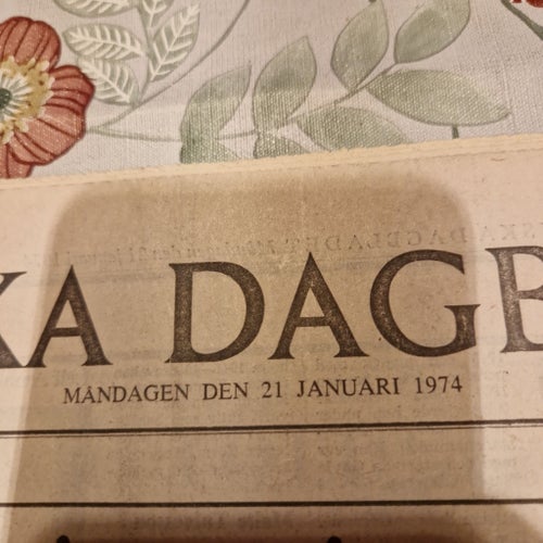 Svenska Dagbladet 21 Januari 1974