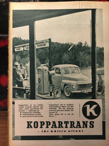 Koppartrans Annons Volvo PV 1960 annons