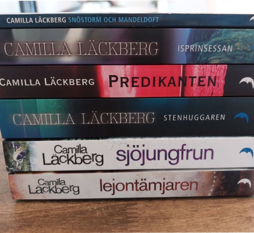 Camilla Läckberg - pocketböcker 6 st bokpaket
