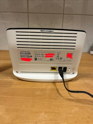 Technicolor TG233 Wifi/repeater, Router