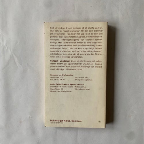 Slutspel i ungdomen - Eyvind Johnson