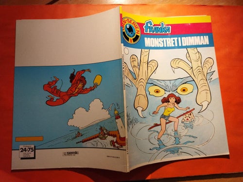 Örn serien 8 Franka Monstret i dimman. Very Fine