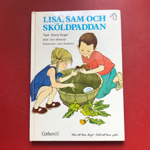 LISA, SAM SKÖLDPADDAN Doris Orgel Ilon Wikland 1972