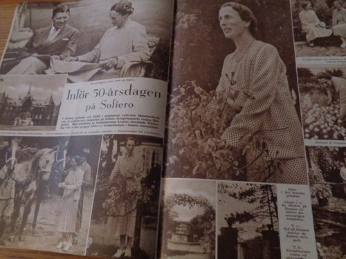 Svensk Dam nr28 1939 Prinsessan Louise, Signe Ekblad Svenska Skolan i Jerusalem