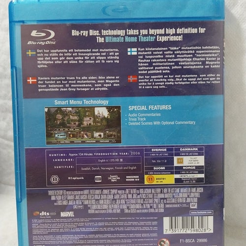 X-men The Last Stand Blu-ray