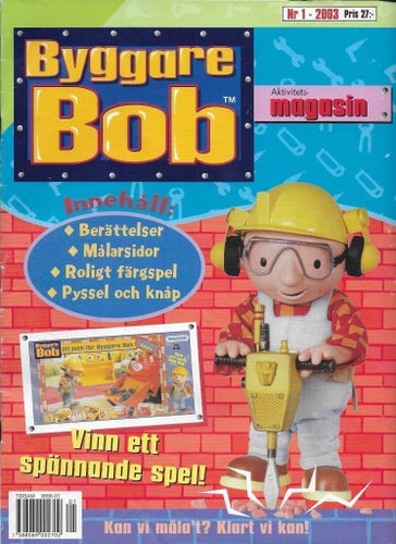 BYGGARE BOB nr 1 2003, magasin tidning