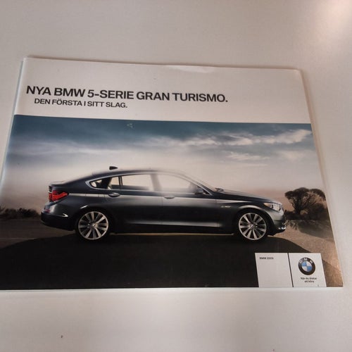 Broschyr BMW 5-serie Gran Turismo 2009