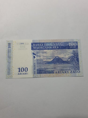 Madagaskar Sedel 100 Ariary