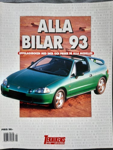 Alla bilar 1993 - bilkatalogen med årets alla bilar, från Teknikens Värld