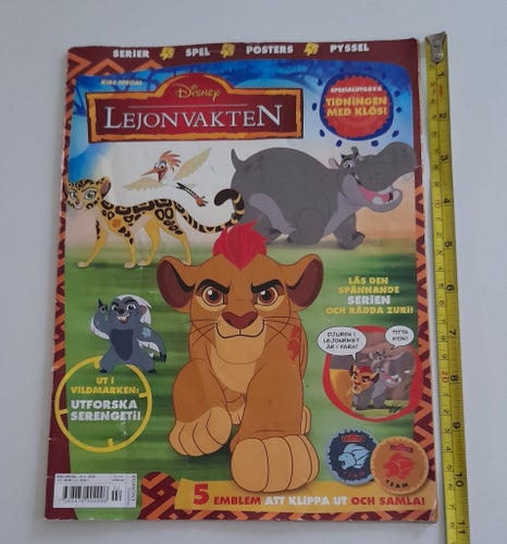 Disney Lejonvakten Nr 2 / 2016 Special Utgåva / Serier / Spel / Posters / Pyssel
