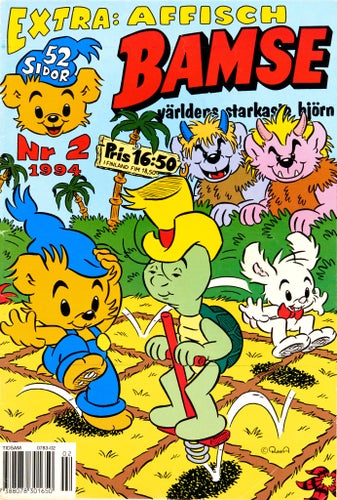Bamse – världens starkaste björn Serietidning 1994 nr 2 (Oläst arkivex)