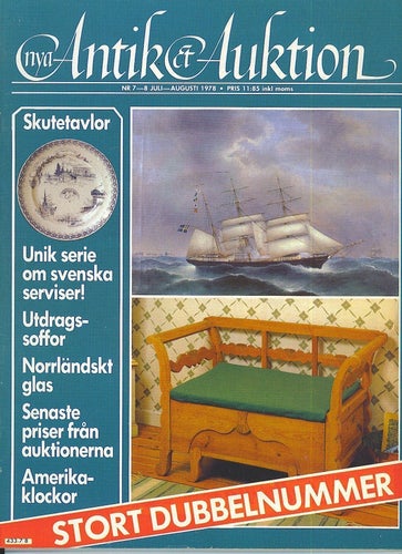 Antik & Auktion 7-8/1978 - Skutetavlor, Gustavsbergsserviser
