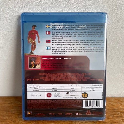 127 timmar (Blu-ray) Inplastad