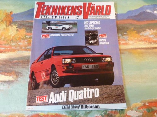 TEKNIKENS VÄRLD, 1/6 1983, NR 12, TIDNING, ALLT OM BILEN