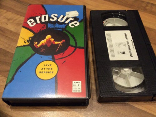 ERASURE Live at The seaside VHS