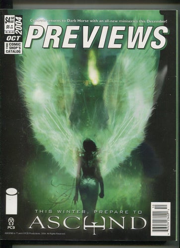 Previews Catalouge October 2004 Marvel, DC, Hellblazer etc