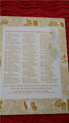 bilderbok LITTLE GOLDEN BOOK 1967 !