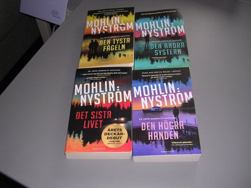 Spännande Höstläsning Mohlin/Nyström Serie " John Adderley " 4 Pocket