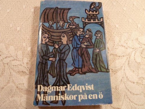 MÄNNISKOR PÅ EN Ö, D. EDQVIST, 1973,  BÖCKER