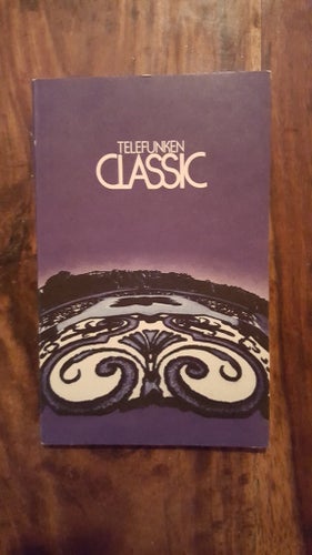 Listings of recordings from 1973 by Telefunken Classics