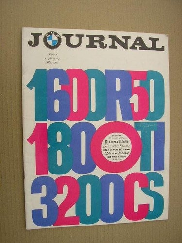 Tidning BMW Journal 1965 Nr. 13