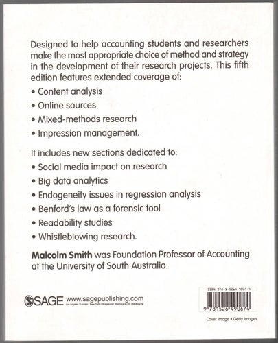 Research Methods in Accounting / Malcolm Smith