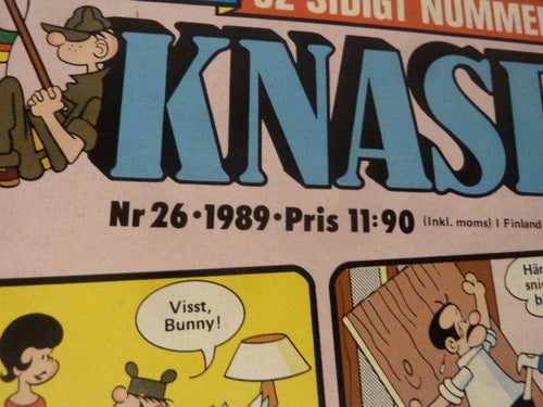 KNASEN, NR 26 - 1989, TIDNING