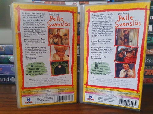 Världens Bästa Julkalender - Pelle Svanslös Del 1 & 2 (VHS)