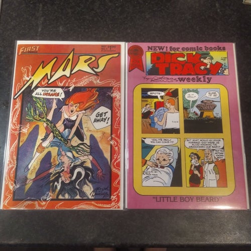 Mars, Dick Tracy, Cosmic Heroes - Serietidningar