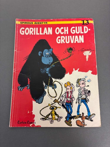 Spirous Äventyr - Gorillan och guldgruvan nr 13