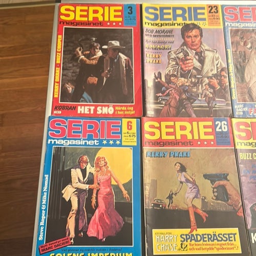 9 st Seriemagasinet 1984-1986