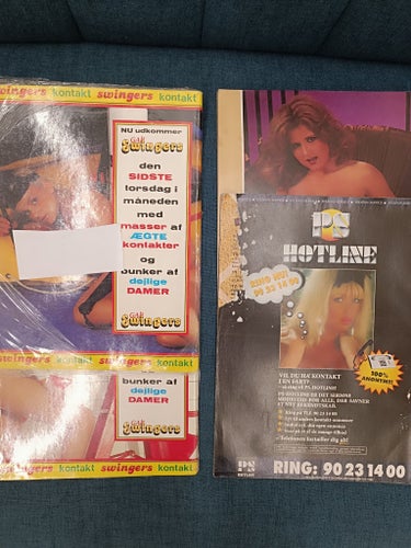 Four danish adult magazines