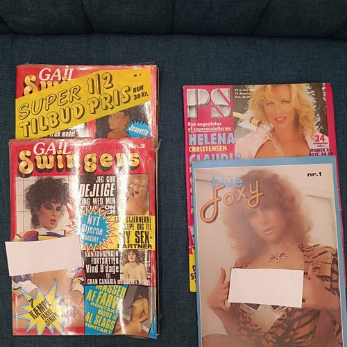 Four danish adult magazines