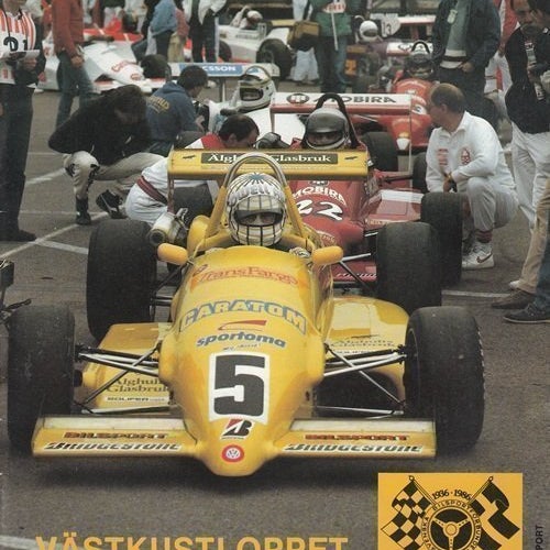 Västkustloppet Jubileums Grand Prix 1986 Program