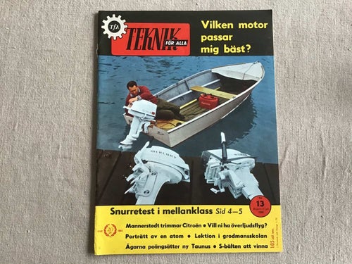 TEKNIK FÖR ALLA NR 13 1960 DYKNING,SAS LJUDVALLEN,TAUNUS 12M,AUSTIN SPRITE,