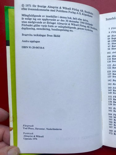 HUSDJUREN I FÄRG Ivar Johansson 1976