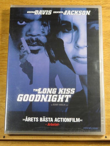 Long Kiss Goodnight Geena Davis Ny & Inplastad!