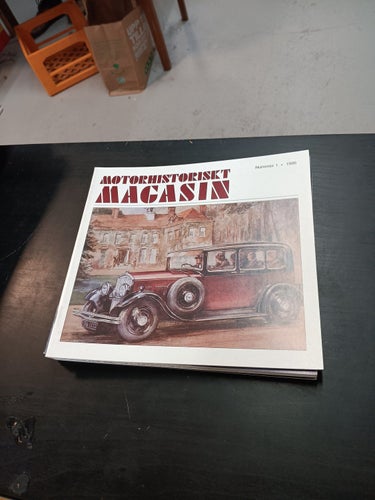 MOTORHISTORISKT MAGASIN ÅRGÅNG 1986 6 NR