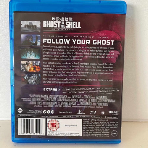 Ghost In The Shell The New Movie Blu ray