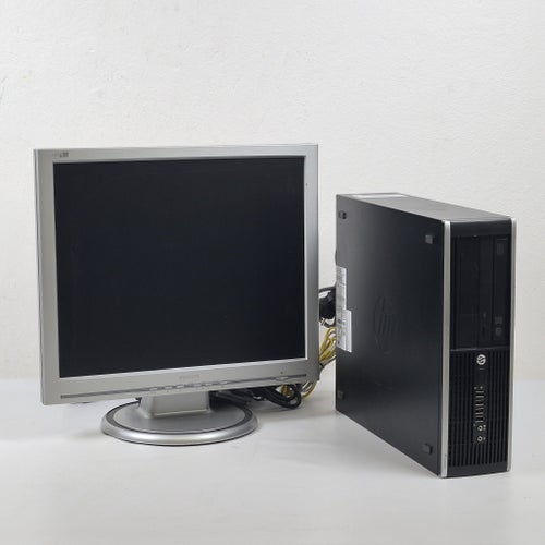 Philips 190S6 LCD-skärm & HP Compaq 6300 Pro SFF stationär dator - PC
