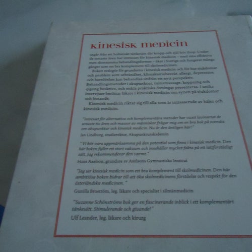 Kinesisk medicin av Suzanne Schönström
