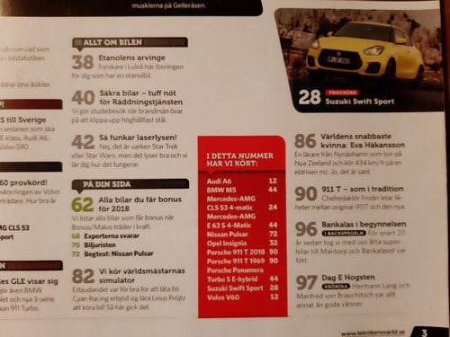 Teknikens Värld 12 2018: Mercedes-AMG E 63 S 4M, Porsche Panamera Turbo, BMW M5